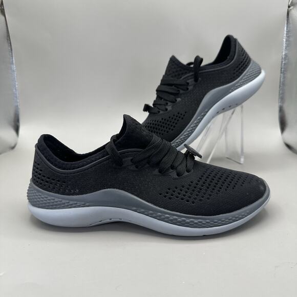 CROCS Shoes - Women's Crocs LiteRide 360 Pacer Sneakers Shoes Black Size 5 US **EXCELLENT**